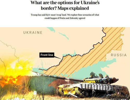 Варианты границы Украины после возможного соглашения публикует «The Times» Варианты границы Украины после возможного соглашения публикует «The Times»